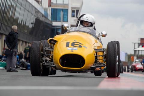 Historische formule-auto op Circuit Zandvoort
