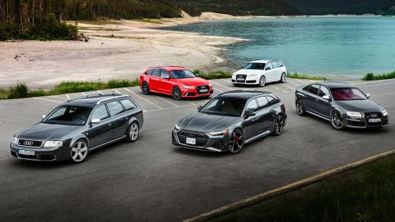 Alle generaties Audi RS 6 (C8, C7, C6, C5)