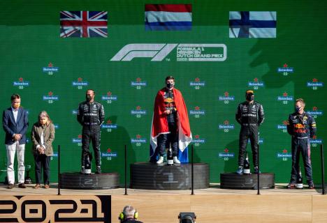 Podium GP van Nederland 2021
