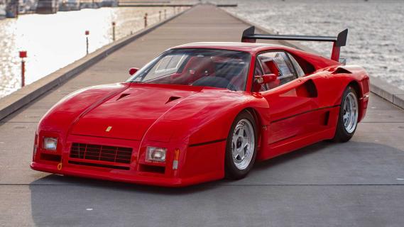 Ferrari 288 GTO Evoluzione voorkant schuin