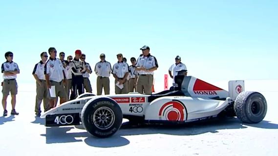 Honda RA106 F1-auto record topsnelheid