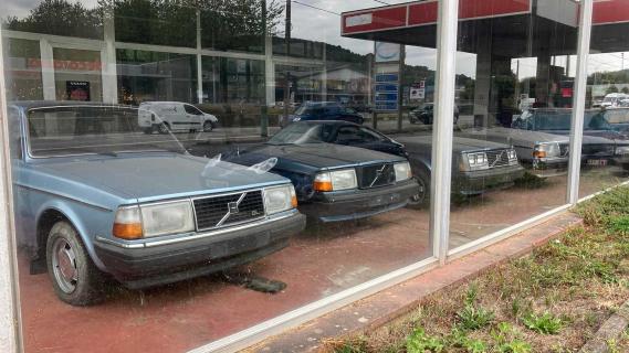Verlaten Volvo-dealer Malmedy België
