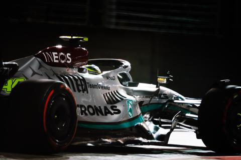 Mercedes F1-auto in Singapore