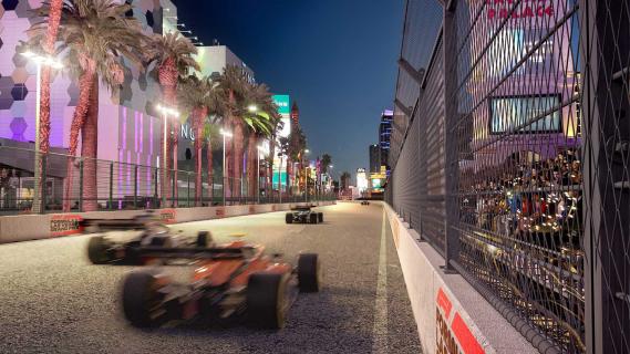 F1 in Las Vegas animatie