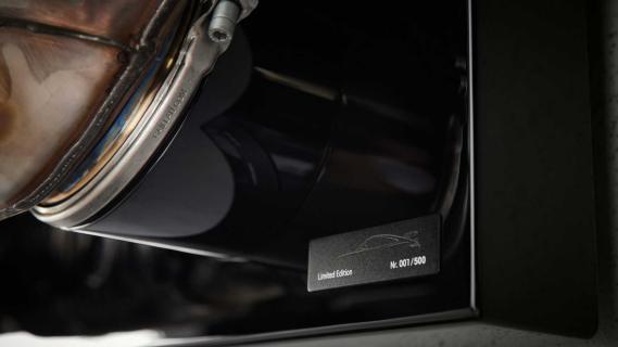 Porsche 911 GT3 soundbar badge met hoeveelste exemplaar van de 500 het is