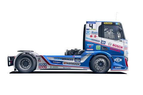 Speedweek 2022 Racetrucks European Racetruck Championship vrachtwagen zijkant