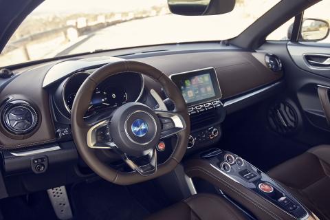 Alpine A110GT (2024) interieur bruin leer