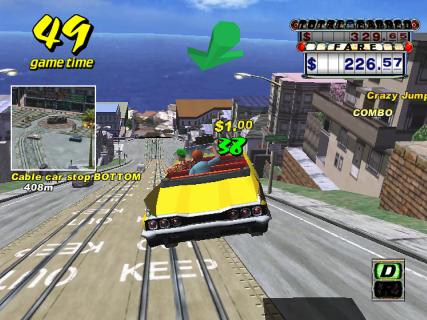 Retro gaming: Crazy Taxi screenshot