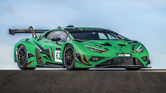 Lamborghini Huracán GT3 EVO2 racer voorkant