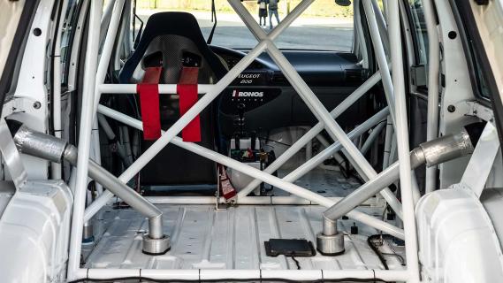 Peugeot 806 Procar interieur achterin rolkooi
