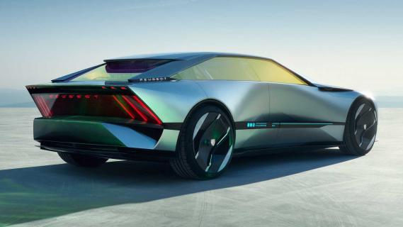 Peugeot Inception Concept schuin achter