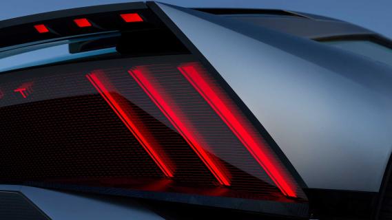 Peugeot Inception Concept detail achterlicht