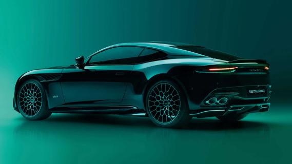 Aston Martin DBS 770 Ultimate schuin achter