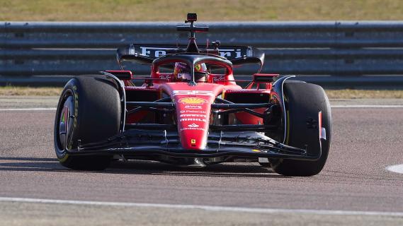 Ferrari SF23 shakedown Circuit Fiorano voorkant