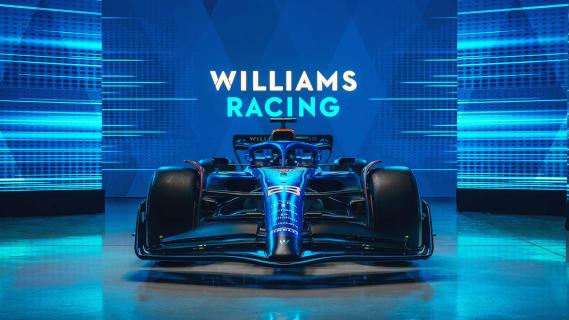 Williams FW45 F1-auto 2023 zij