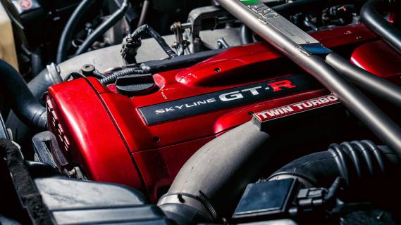 Nissan Skyline GT-R R34 van Paul Walker uit Fast and Furious 4 motor