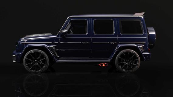 Brabus 900 Deep Blue G-Wagon zijkant