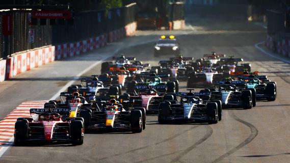 Sprint GP van Azerbeidzjan 2023 start