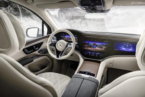 Mercedes EQS SUV 580 4Matic AMG Line (2023) interieur overzicht