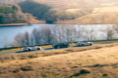 Bentley Continental GTC Speed vs Mercedes-AMG SL 63 4Matic+ vs Porsche 911 Carrea GTS Cabrio
