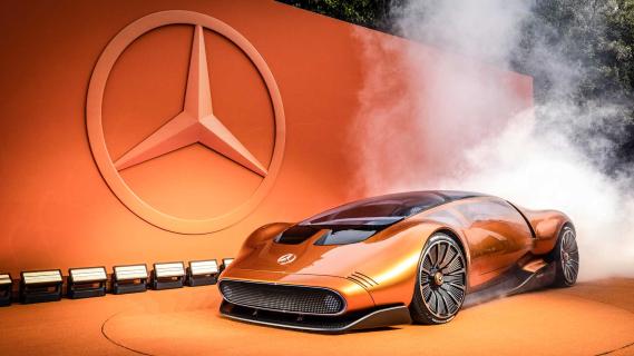 Mercedes Vision One-Eleven 2023 schuin voor