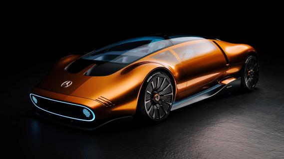 Mercedes Vision One-Eleven 2023 donker schuin voor