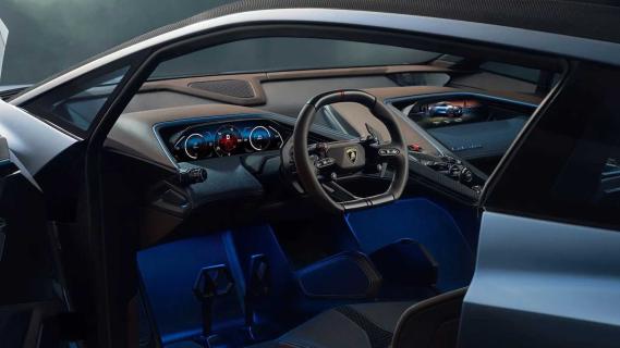 Dashboard Elektrische Lamborghini Lanzador (2023)