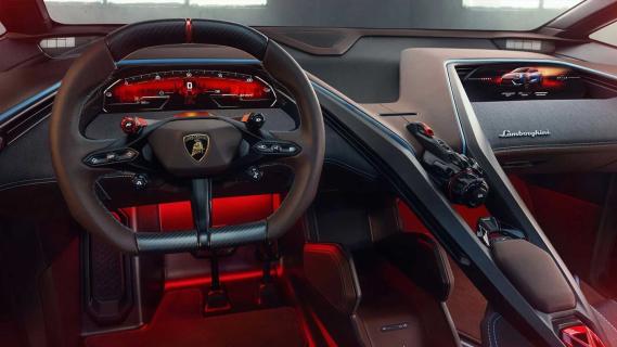 Dashboard Elektrische Lamborghini Lanzador (2023)