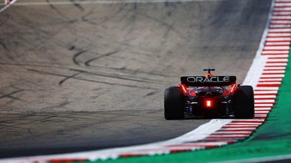 Kwalificatie sprint shootout GP van Amerika 2023: Max Verstappen achterkant