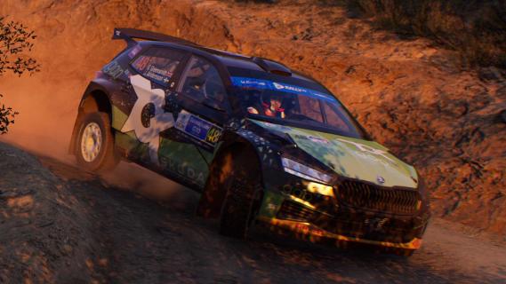 EA Sports WRC-game screenshot Skoda