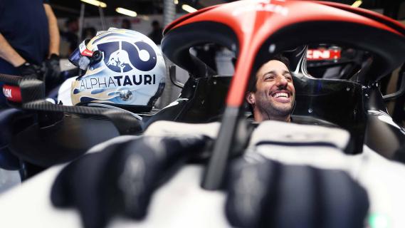 Ricciardo Abu Dhabi 2023 lach