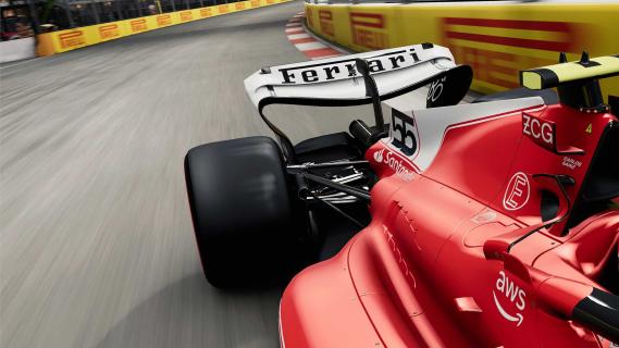 Ferrari speciale kleurstelling GP van Las Vegas achtervleugel
