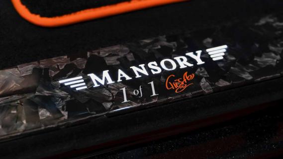 Rolls-Royce Cullinan Mansory DJ Tiësto deurlijst