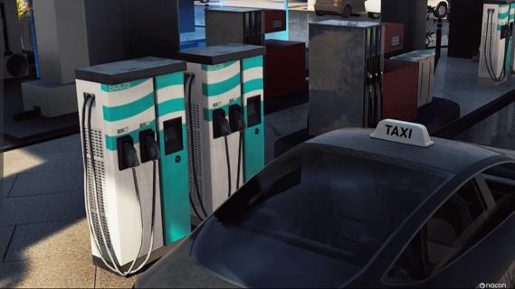 Taxi Life: A City Driving Simulator screenshot laadpaal