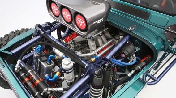 Toyota Land Cruiser V8-motor NASCAR