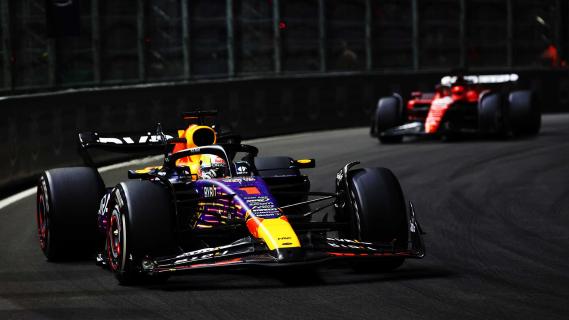 Verstappen Leclerc GP van Las Vegas 2023