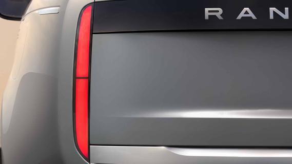 elektrische Range Rover teaser achterlicht