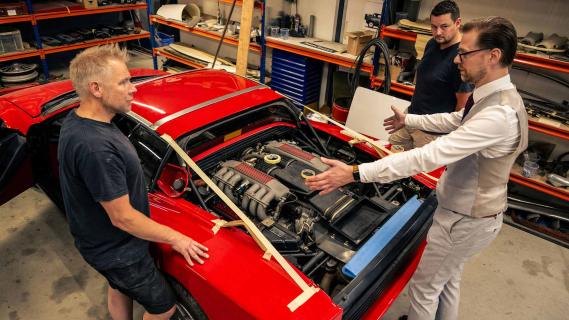 Niels van Roij Design Ferrari Testarossa targadak ombouw schuin achter