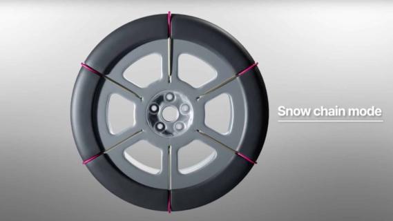 Snow chain mode sneeuwkettinband Hyundai Kia