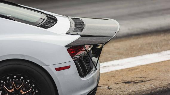 Audi R8 2.000 pk T1 Development Racing dragstrip spoiler