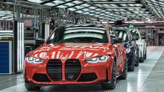 BMW M3 Competition productielijn