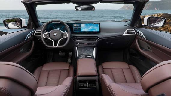 BMW m4 cabrio facelift (2024) interieur