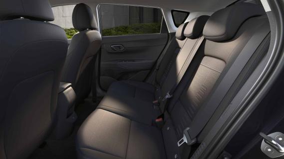 Hyundai Bayon facelift (2024) interieur achterbank