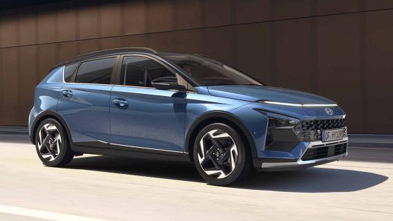 Hyundai Bayon facelift (2024) schuin voor