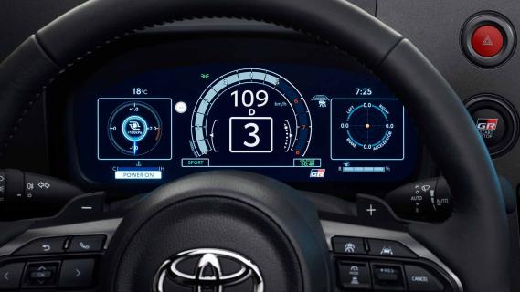 Toyota GR Yaris update (2024) dashboard