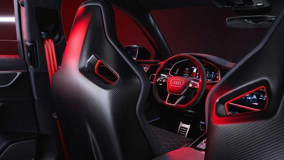 Kuipstoelen van de Audi RS 6 GT
