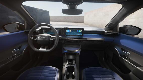Dashboard en stuur Nieuwe Lancia Ypsilon