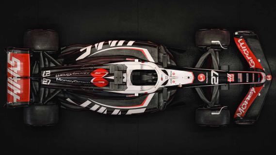 Haas F1 VF24 boven