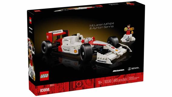 Lego F1-auto Senna McLaren MP4/4 doos