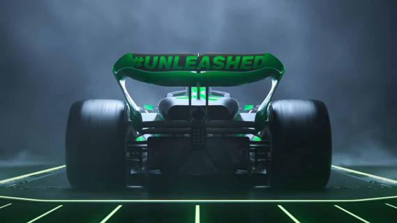 Sauber F1-auto 2024 achterkatn